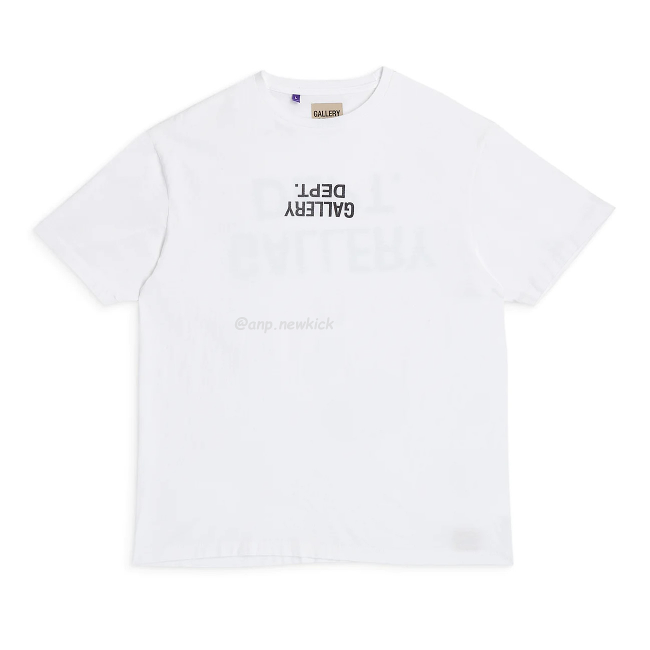 Gallery Dept Fucked Up Reverse English Logo Printed Short Sleeve T Shirt (3) - newkick.cc